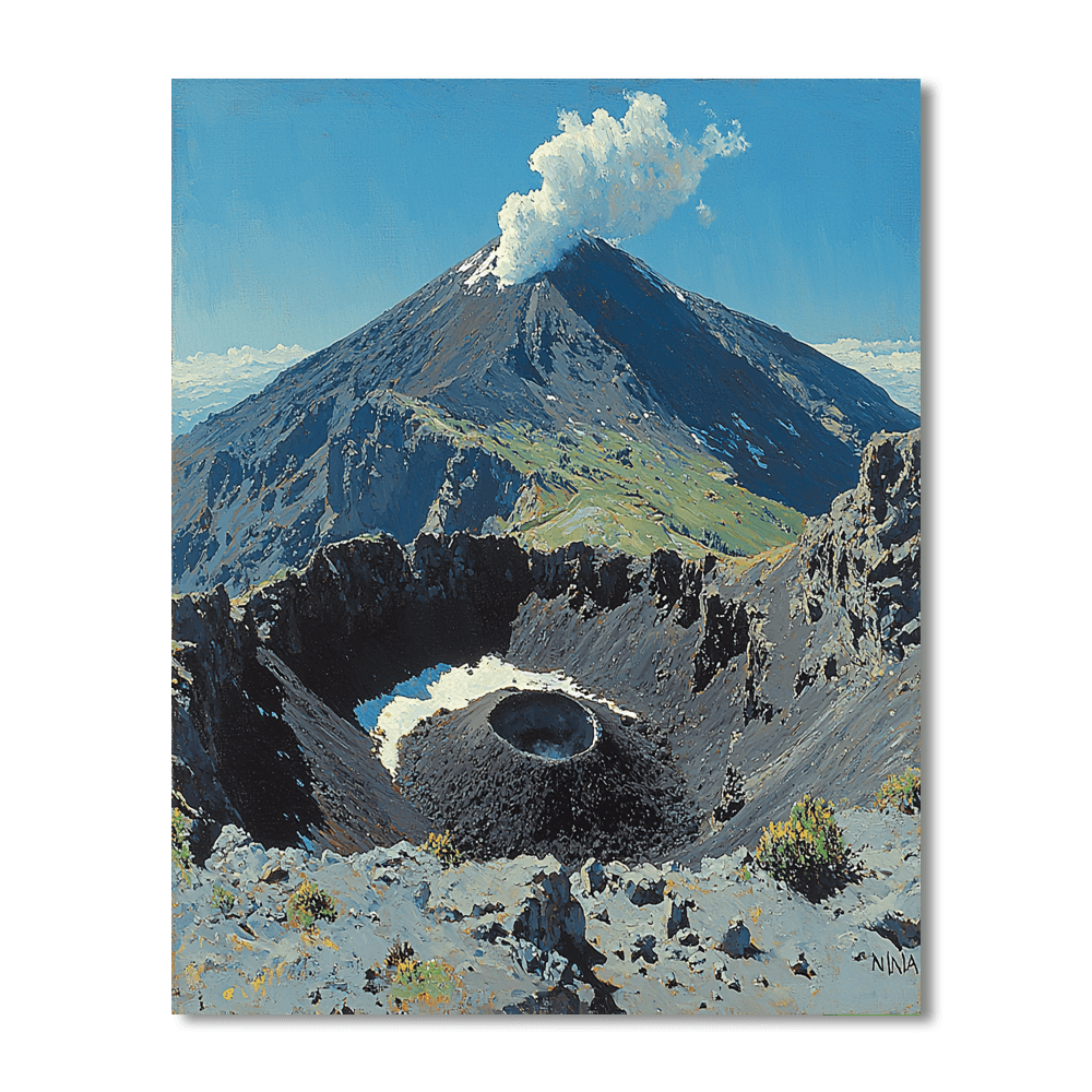 Mount Etna - Italy Numbered Painting Kits