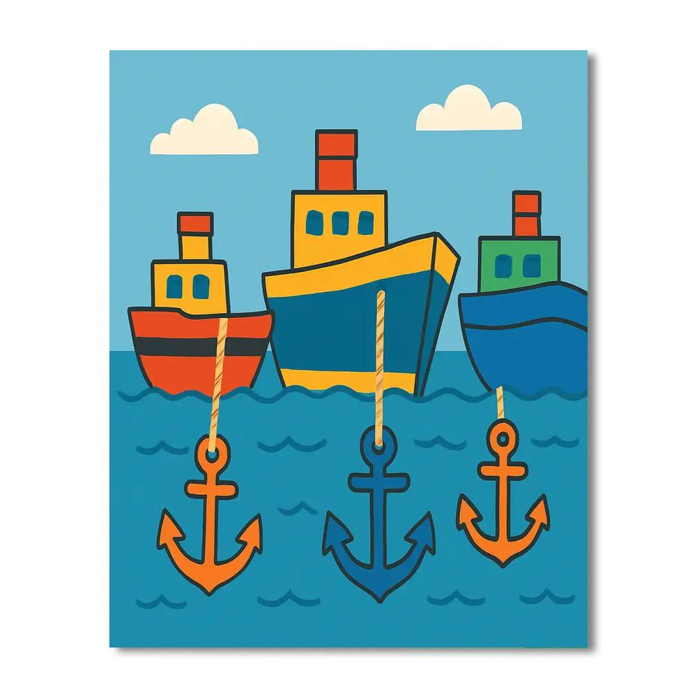 Nautical Knots Paint By Numbers Kits