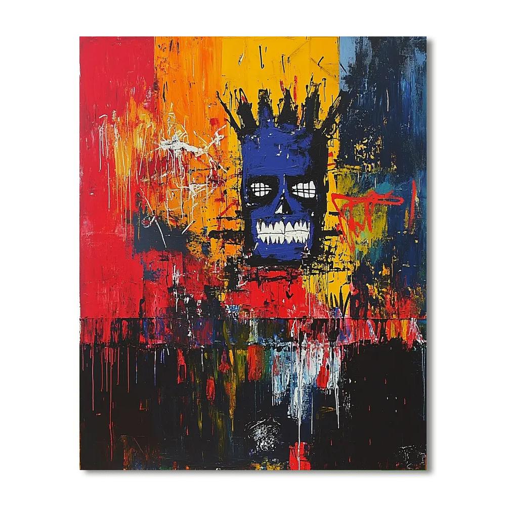 Jean-Michel Basquiat Inspired Visions Of Freedom  Paint By Numbers