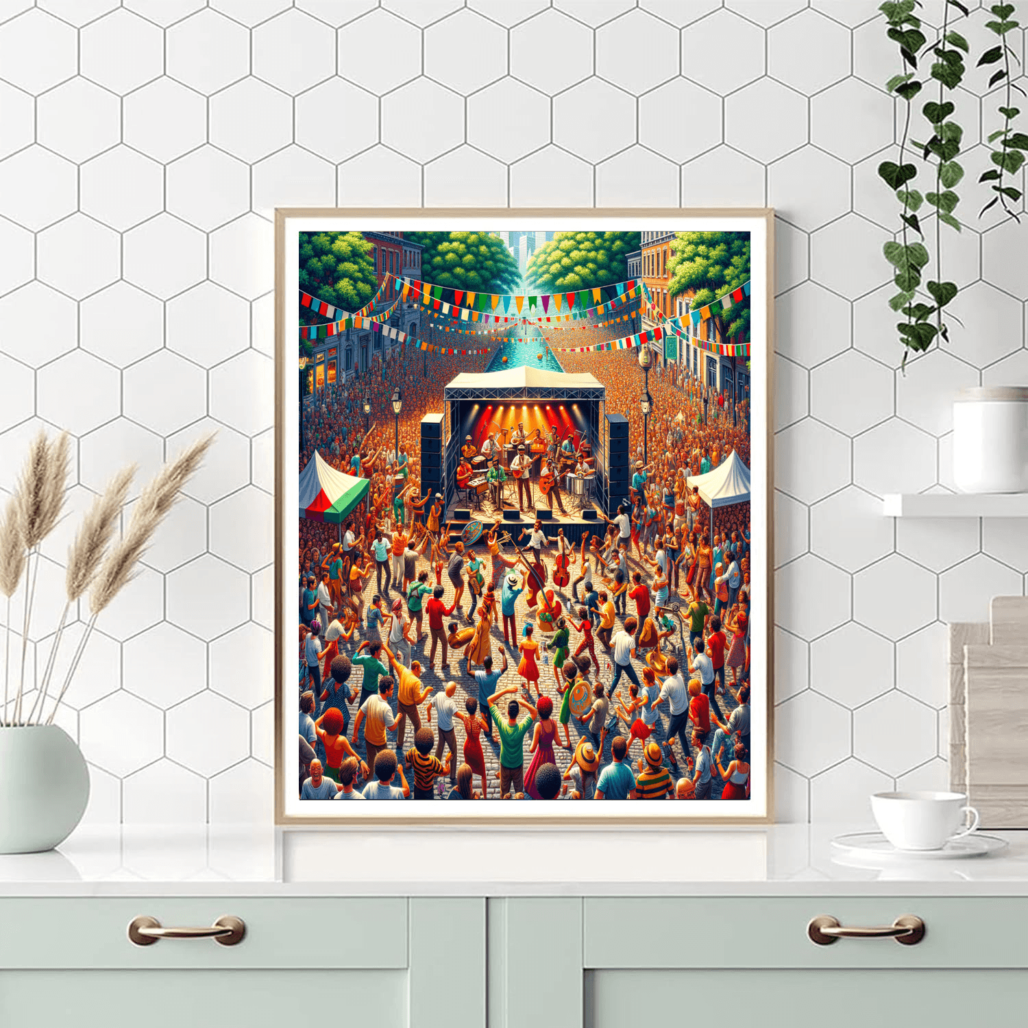 The Fête De La Musique Paint By Number