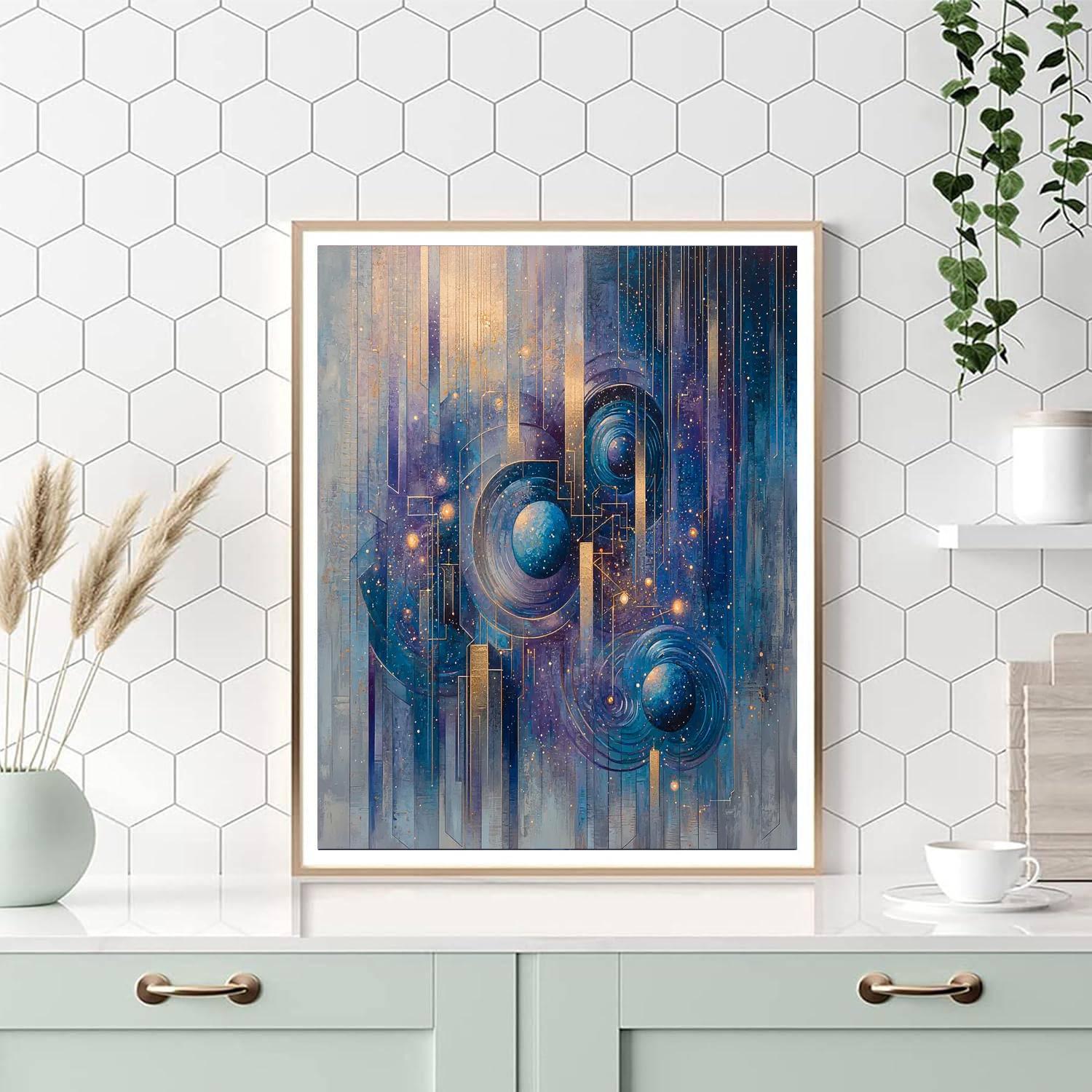 Leonardo Da Vinci Inspired Celestial Dreams And Patterns  Paint By Number