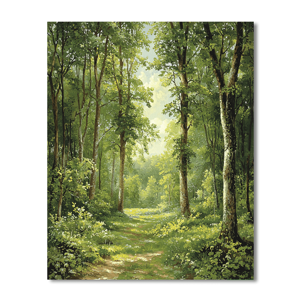 John Constable Inspired Verdant Tranquility  DIY Paint By Numbers