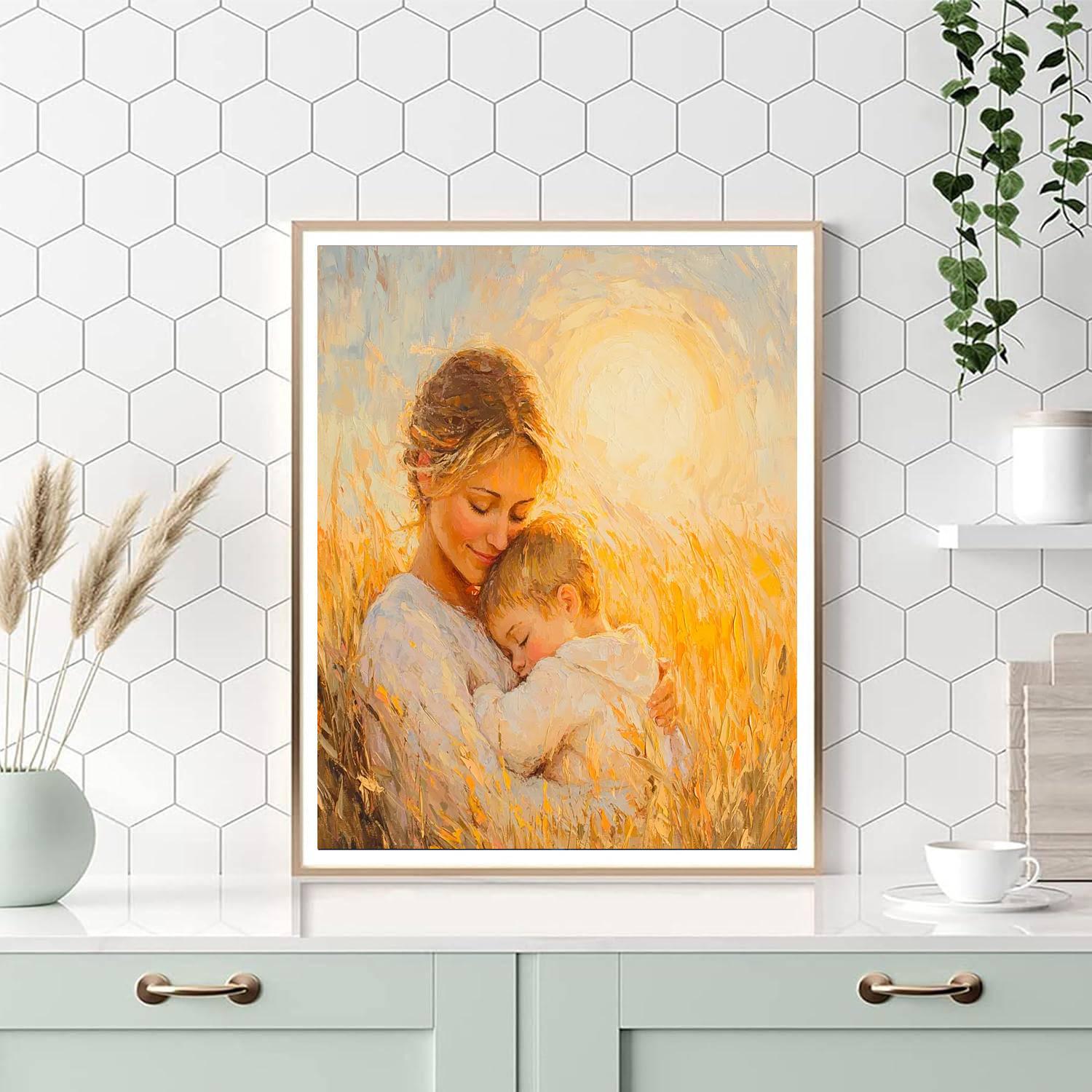 Mother's Heart Of Gold Painting Number Kit