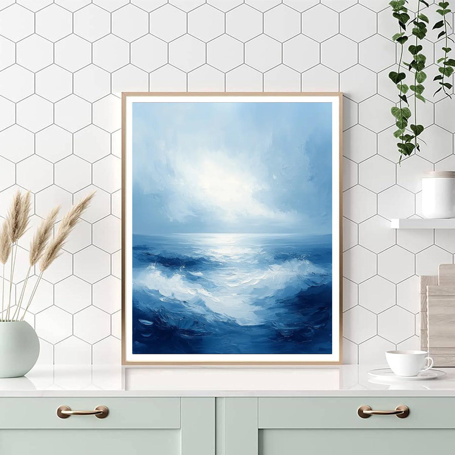 Frida Kahlo Inspired Waves Of Introspection  Paint By Numbers Art