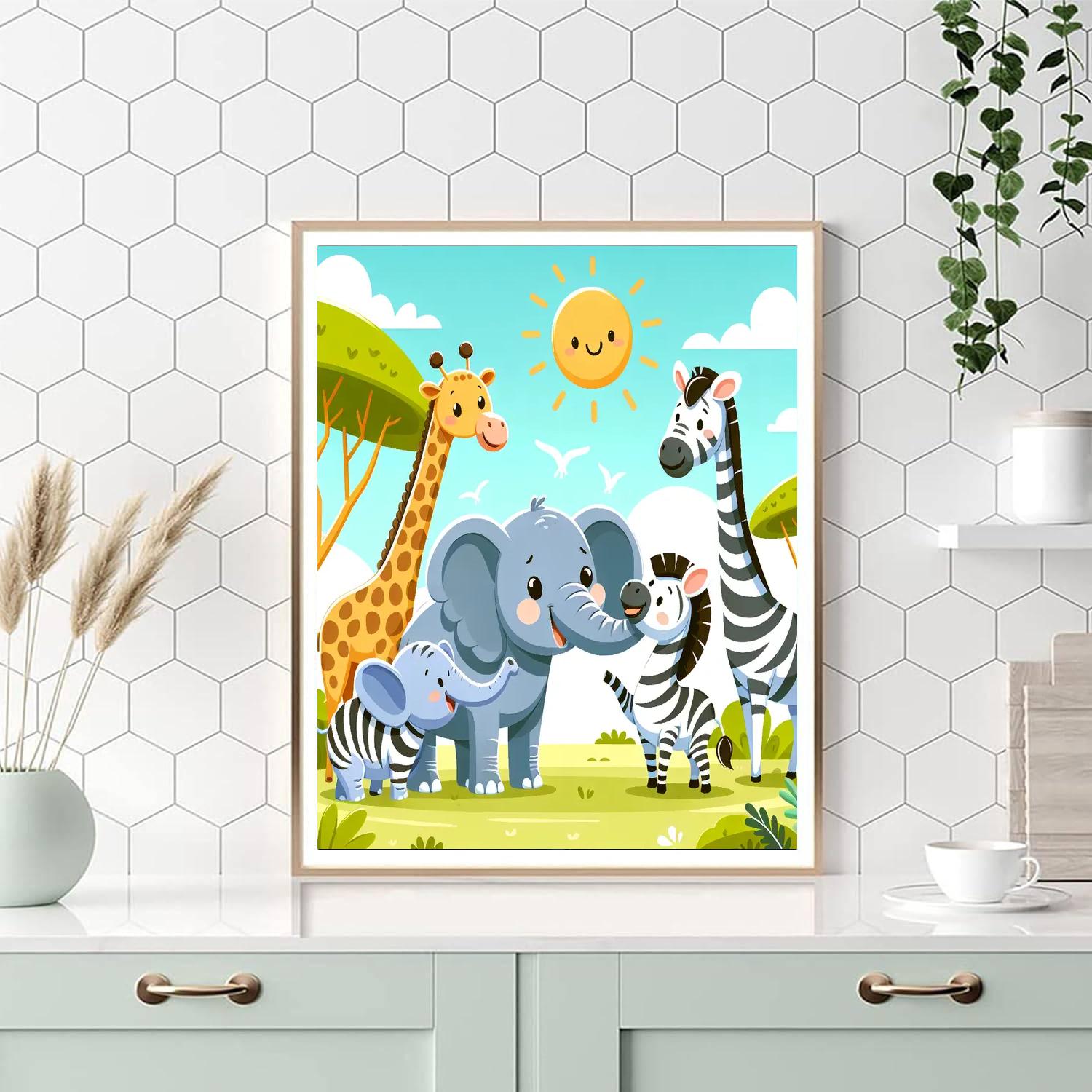 Adventure Safari Quest Painting Number Kit