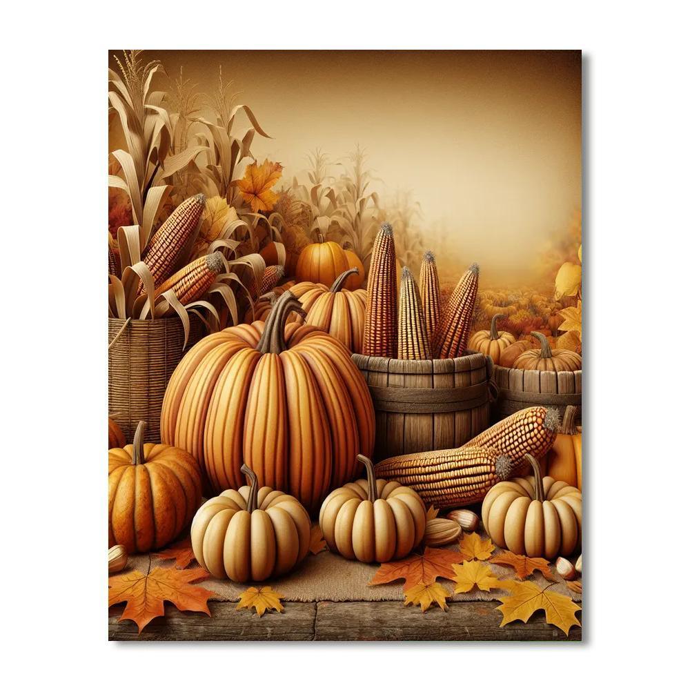 Harvest Festival Harmony Paint By Numbers Art