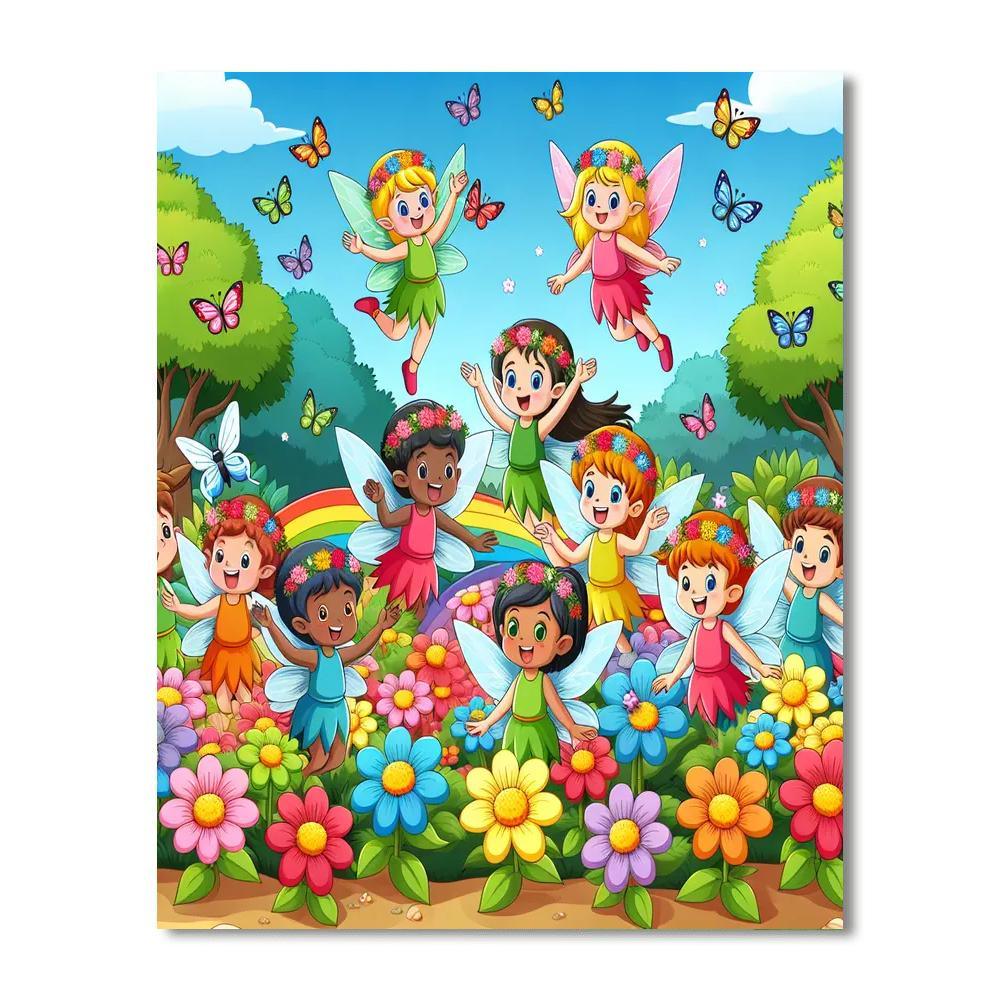Magical Garden Of Fairies Paint By Number
