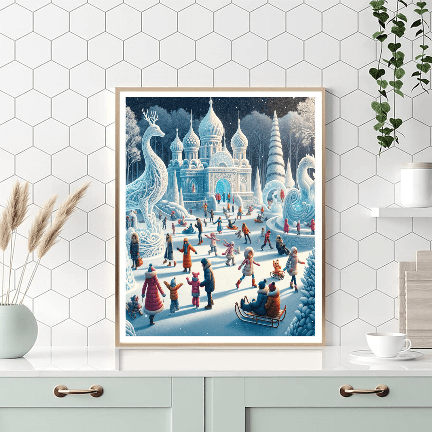 Sapporo Snow Festival - Sapporo Paint By Color