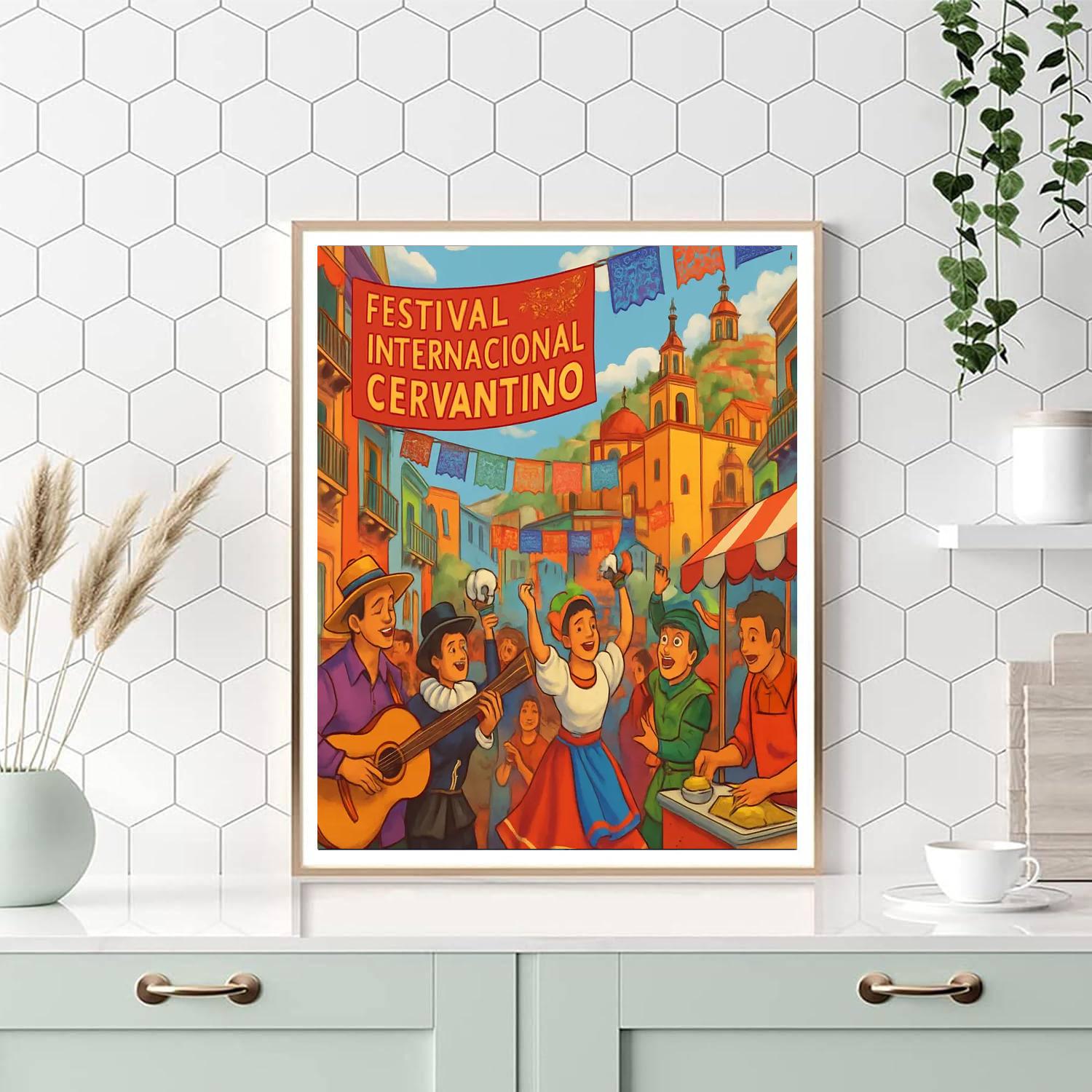 Festival Internacional Cervantino DIY Paint By Numbers