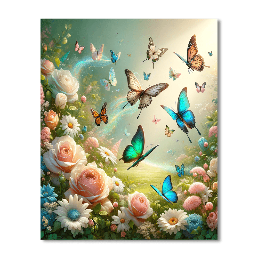 Ethereal Butterfly Dance Paint By Numbers Kits