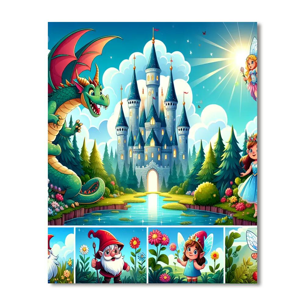 Magical Storybook Land Numbered Painting Kits