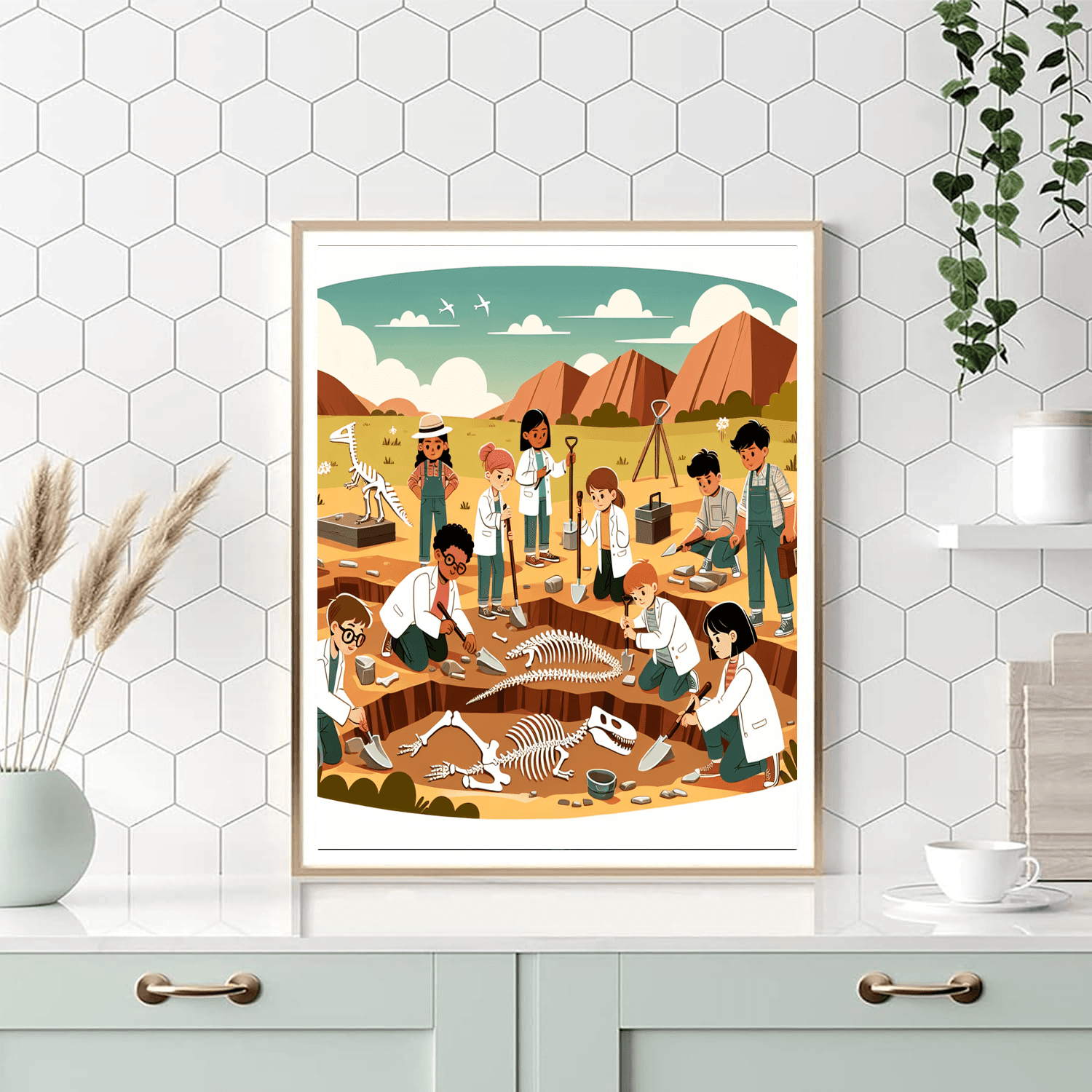 Dinosaur Dig Discovery Paint By Color
