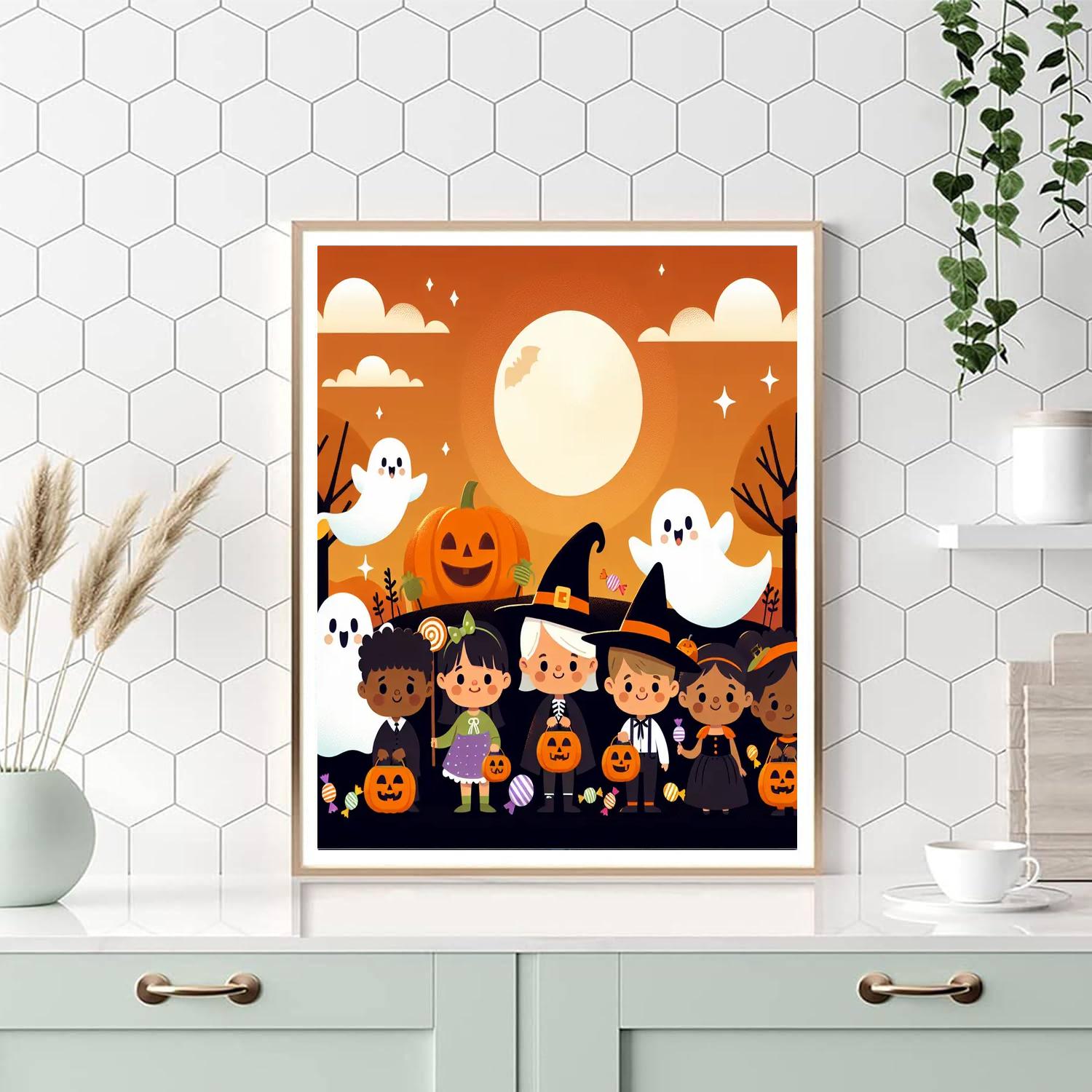 Happy Halloween Adventure Painting By Numbers Kit