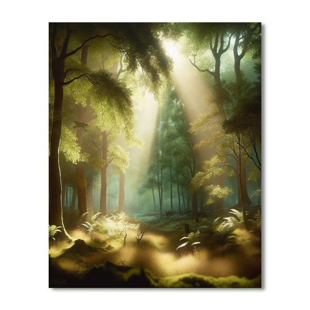 Dreamy Woodland Reverie Paint By Numbers