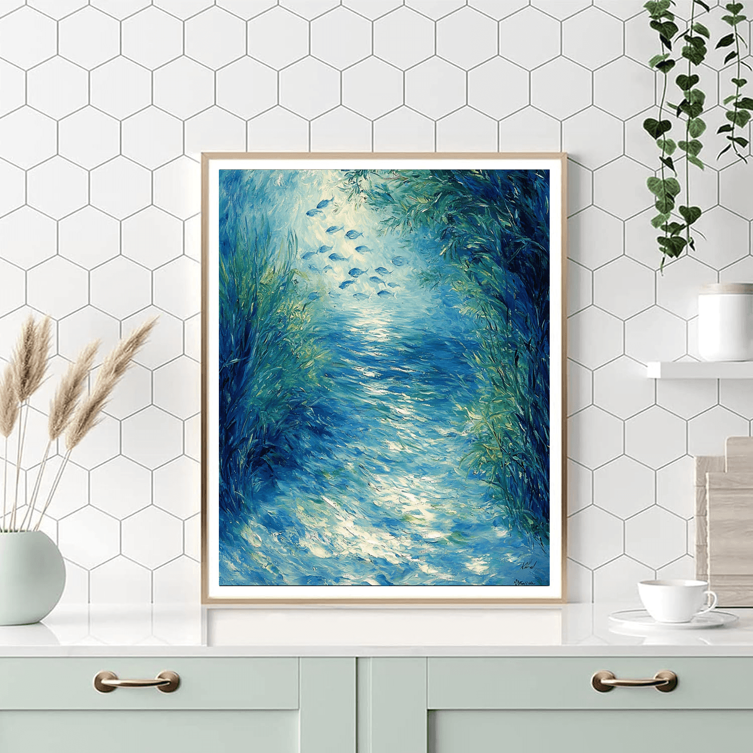 Pierre-Auguste Renoir Inspired Ethereal Waters  Painting By Numbers Kit