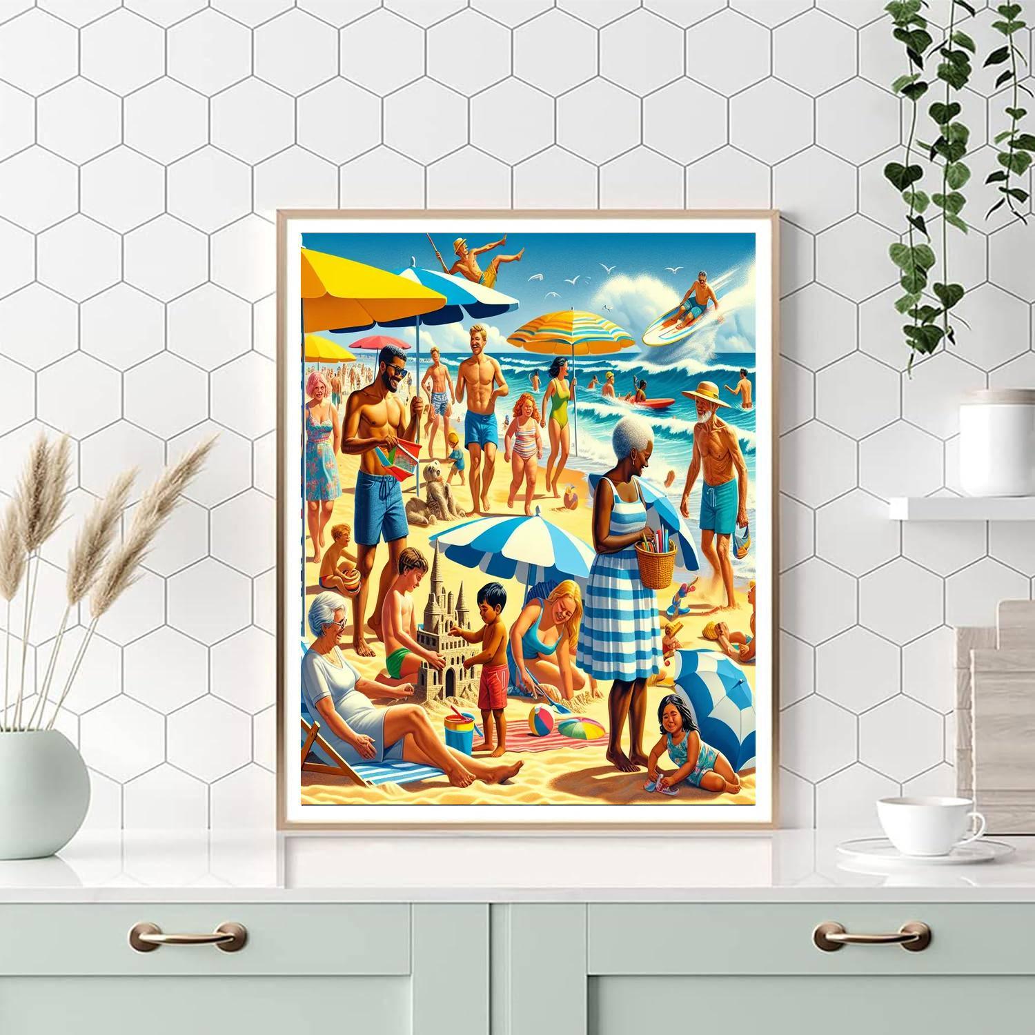 Breezy Beach Vibes Numbered Painting Kits