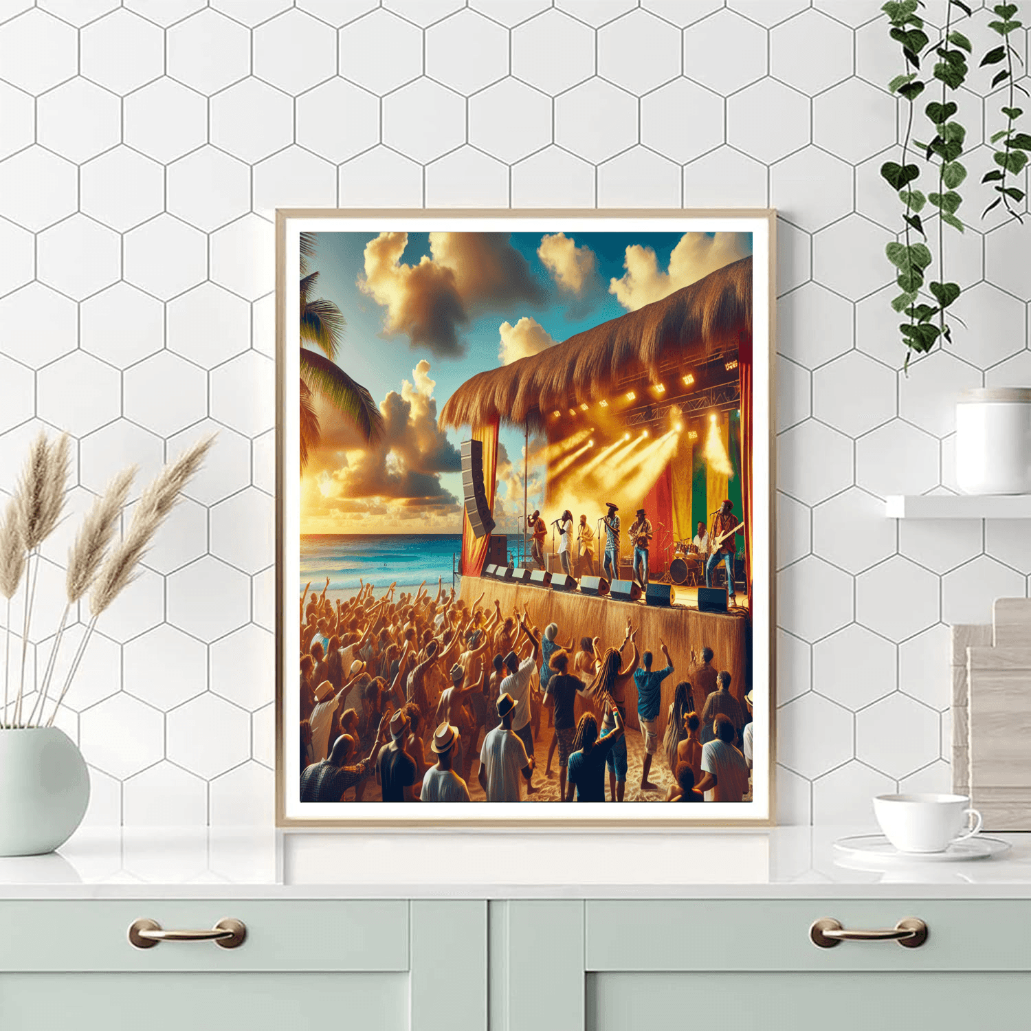 Reggae Sumfest - Montego Bay, Jamaica Number Painting