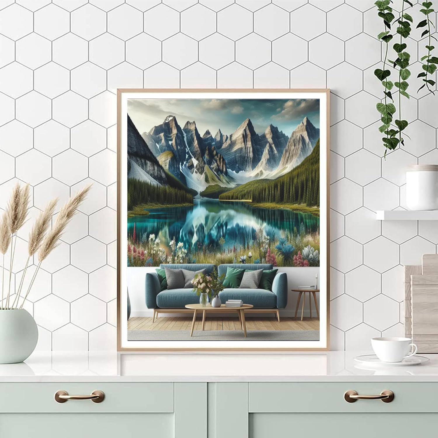 Dreamy Mountain Retreat Paint By Numbers Kits