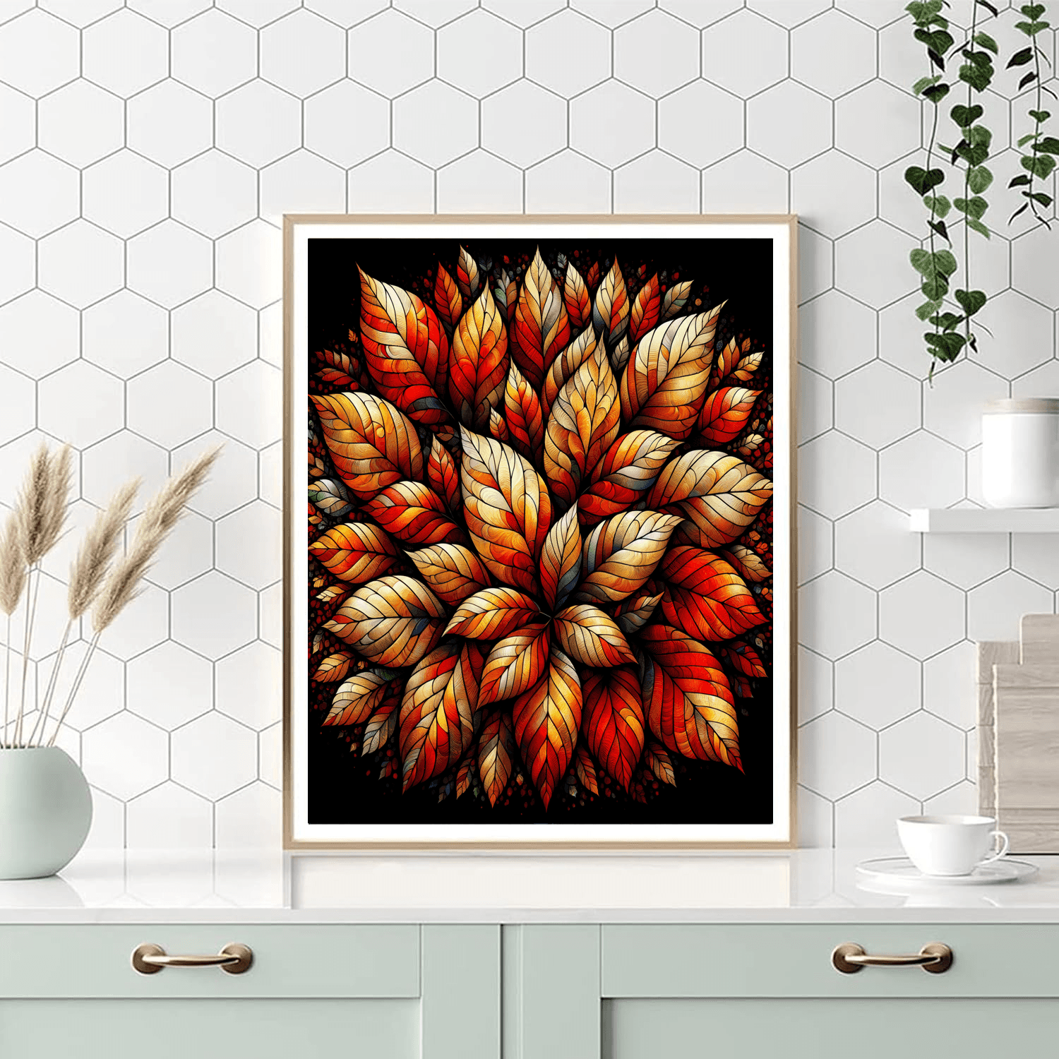 Autumn Leaves Symphony Number Painting