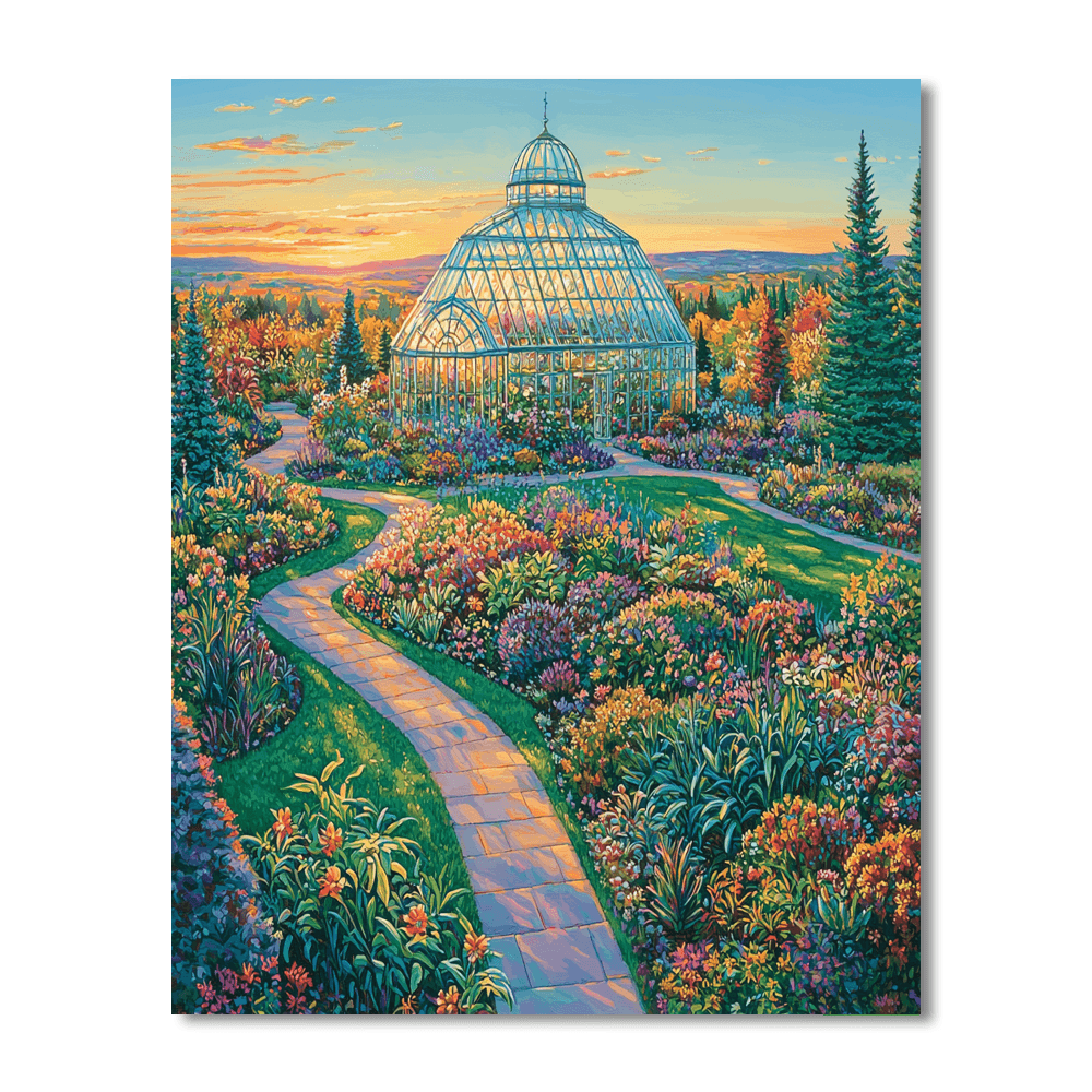 Lalbagh Botanical Garden - Bengaluru Numbered Painting Kits