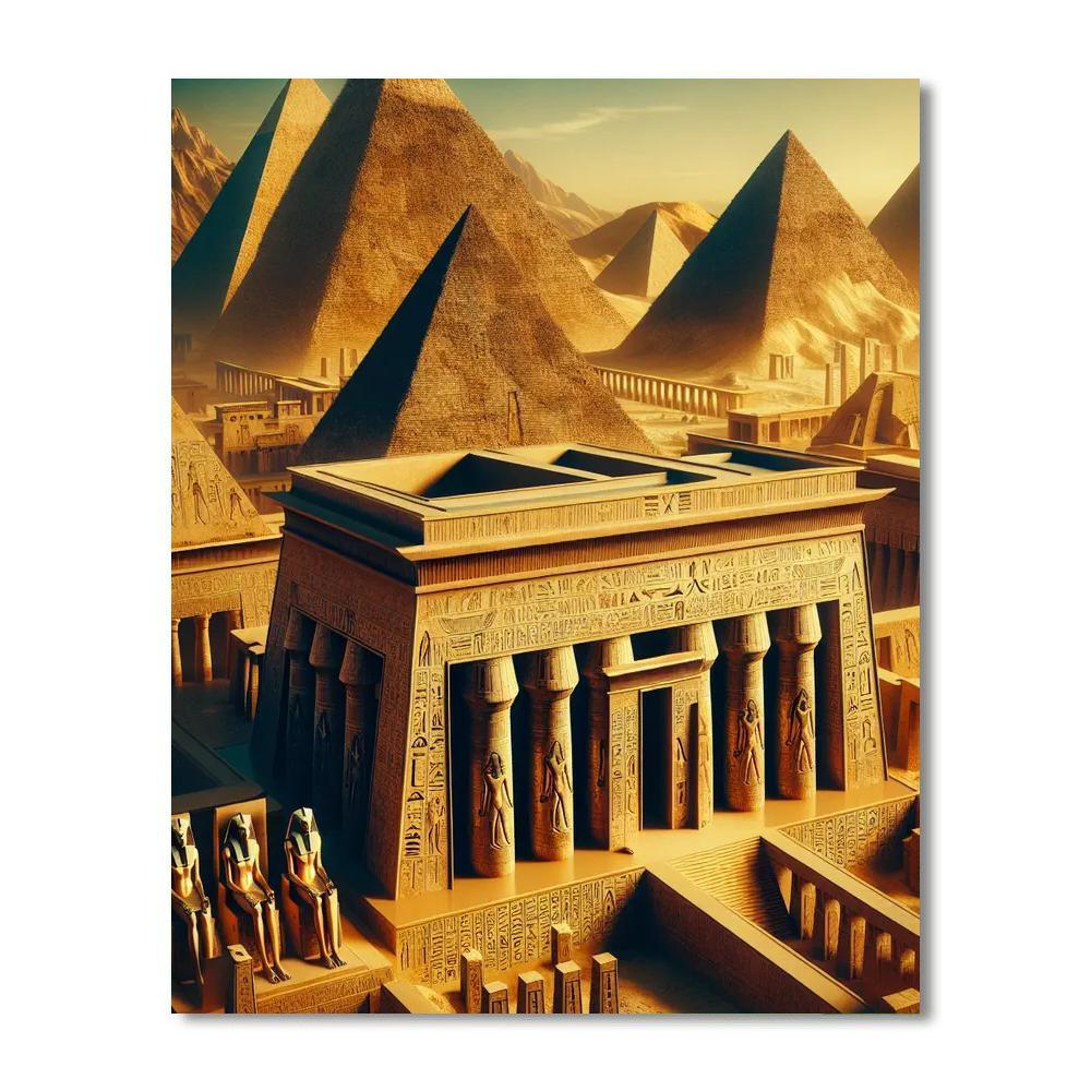Ancient Egyptian Splendor Paint By Numbers Art
