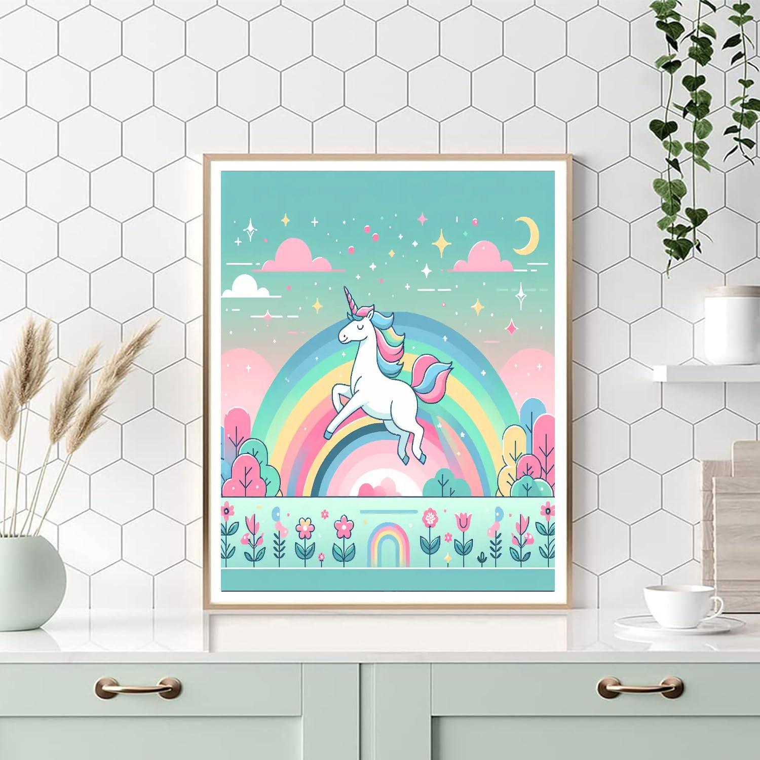 Unicorn Dreamland Journey Paint By Color