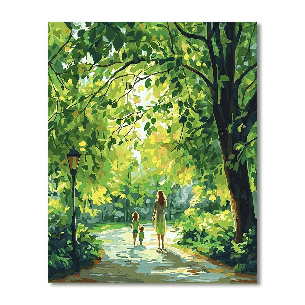 Afternoon Stroll Painting Number Kit