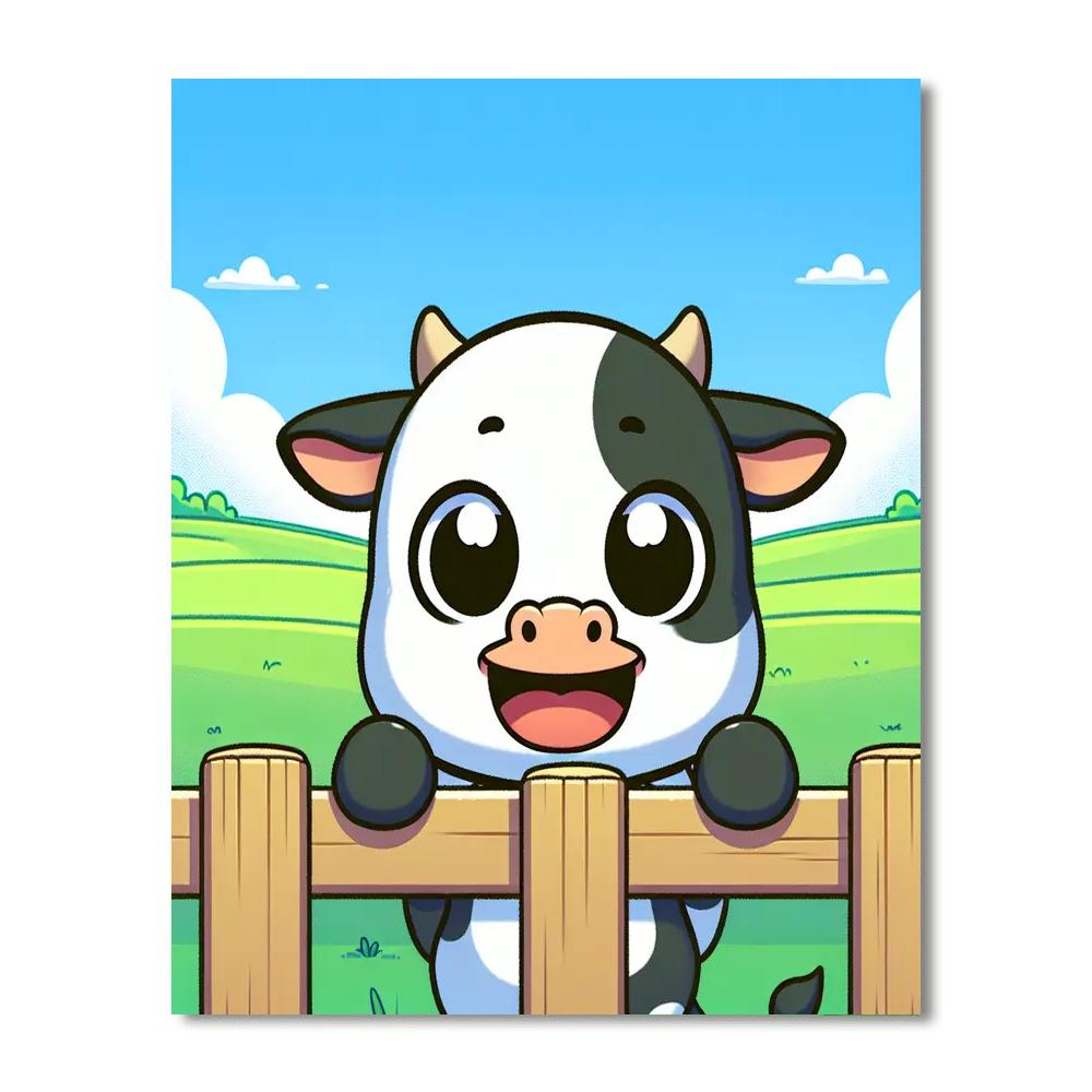 Curious Cow DIY Paint By Numbers