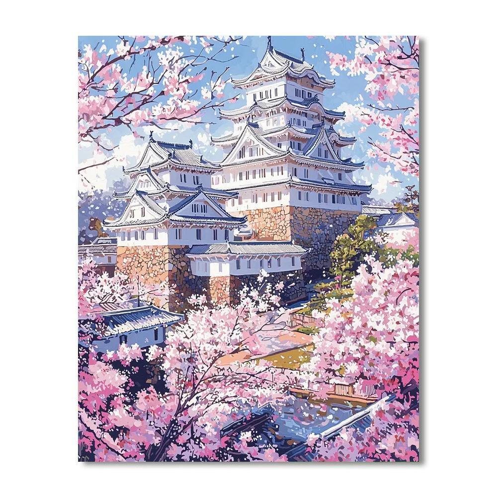 Himeji Castle Painting Number Kit