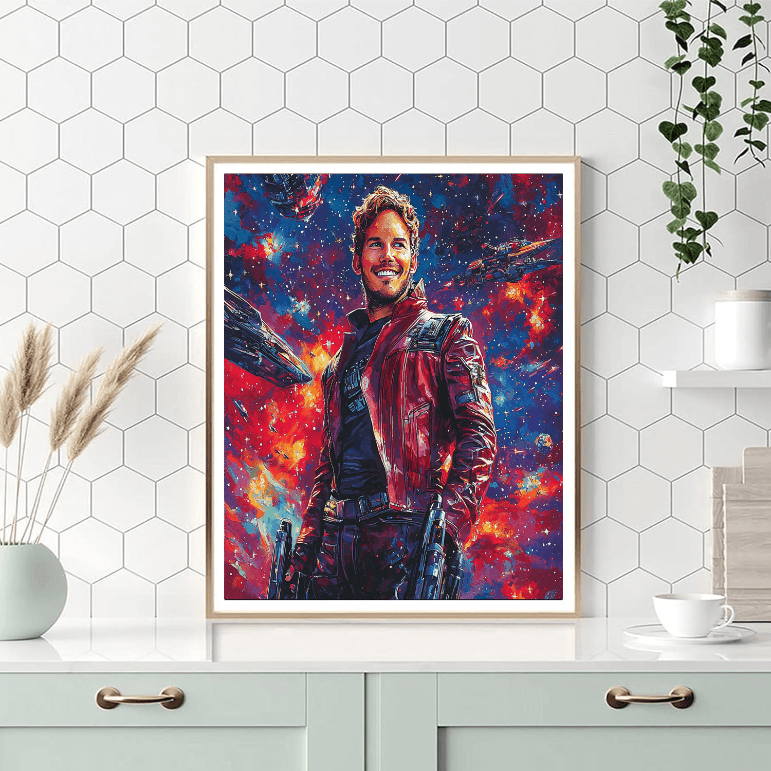 Chris Pratt: Galactic Journeys With Star-lord Painting Number Kit