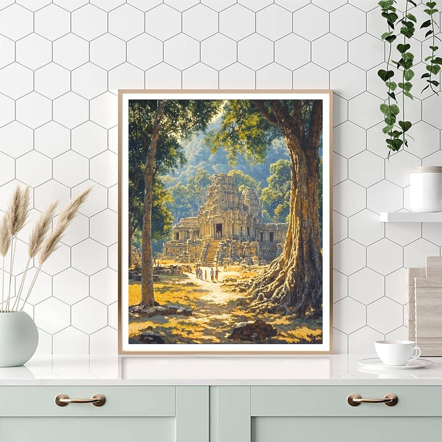 Ta Prohm Temple Paint By Color