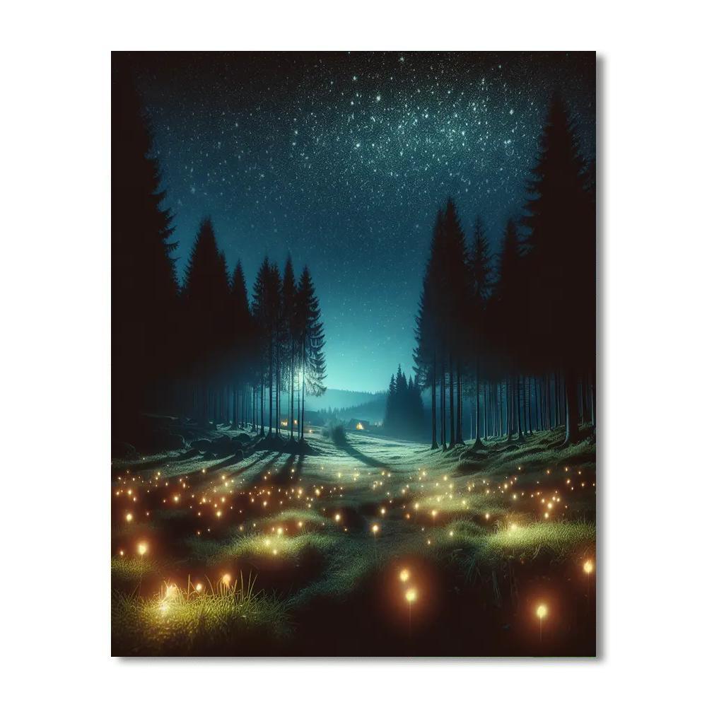 Enchanting Starry Glade Numbered Painting Kits
