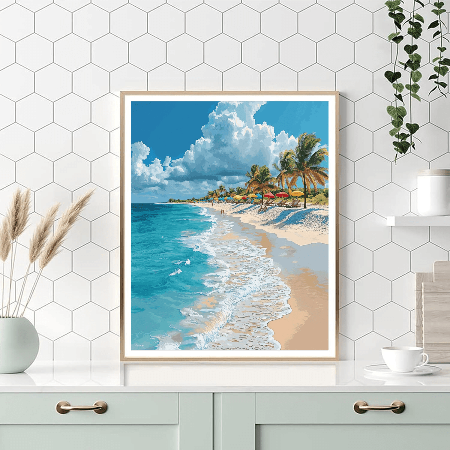 Caribbean Islands Paint By Numbers