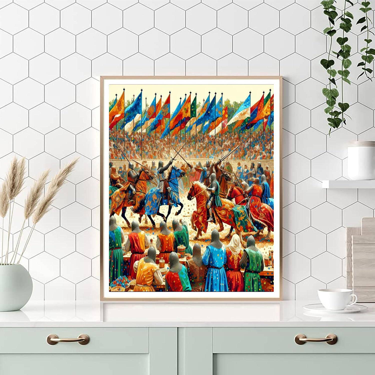 Renaissance Festival - Usa Numbered Painting Kits