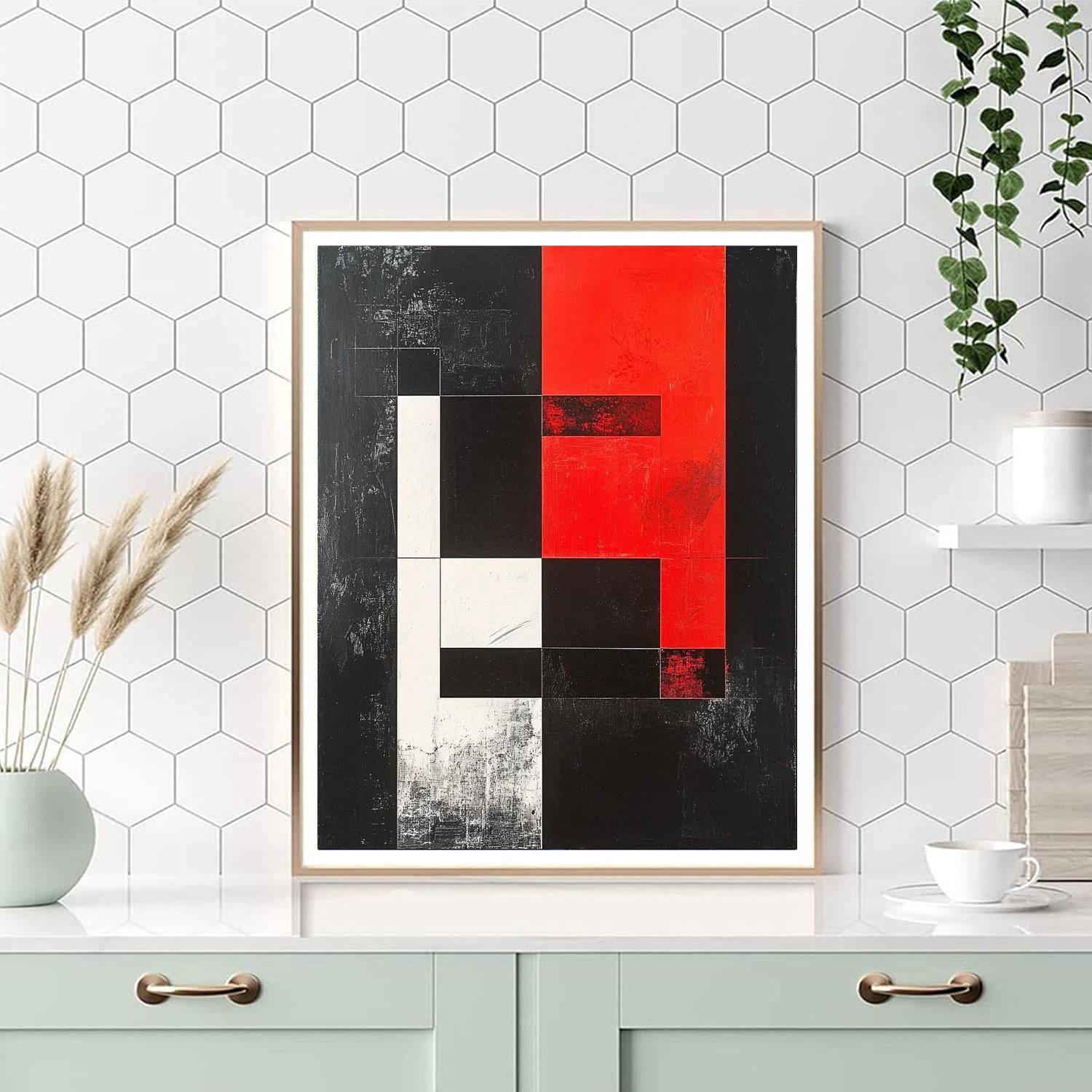 Kazimir Malevich Inspired The Power Of Contrast  Number Painting