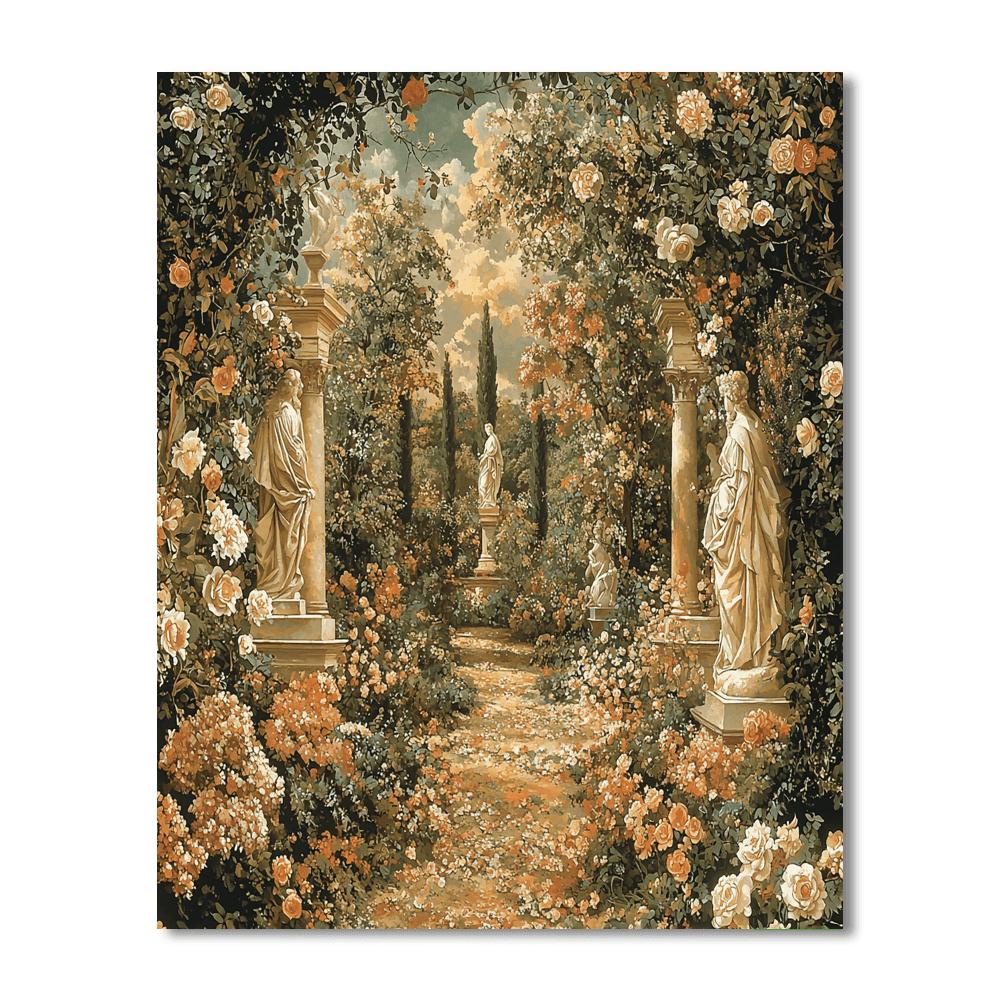 Leonardo Da Vinci Inspired Renaissance Garden Enigma  Paint By Numbers