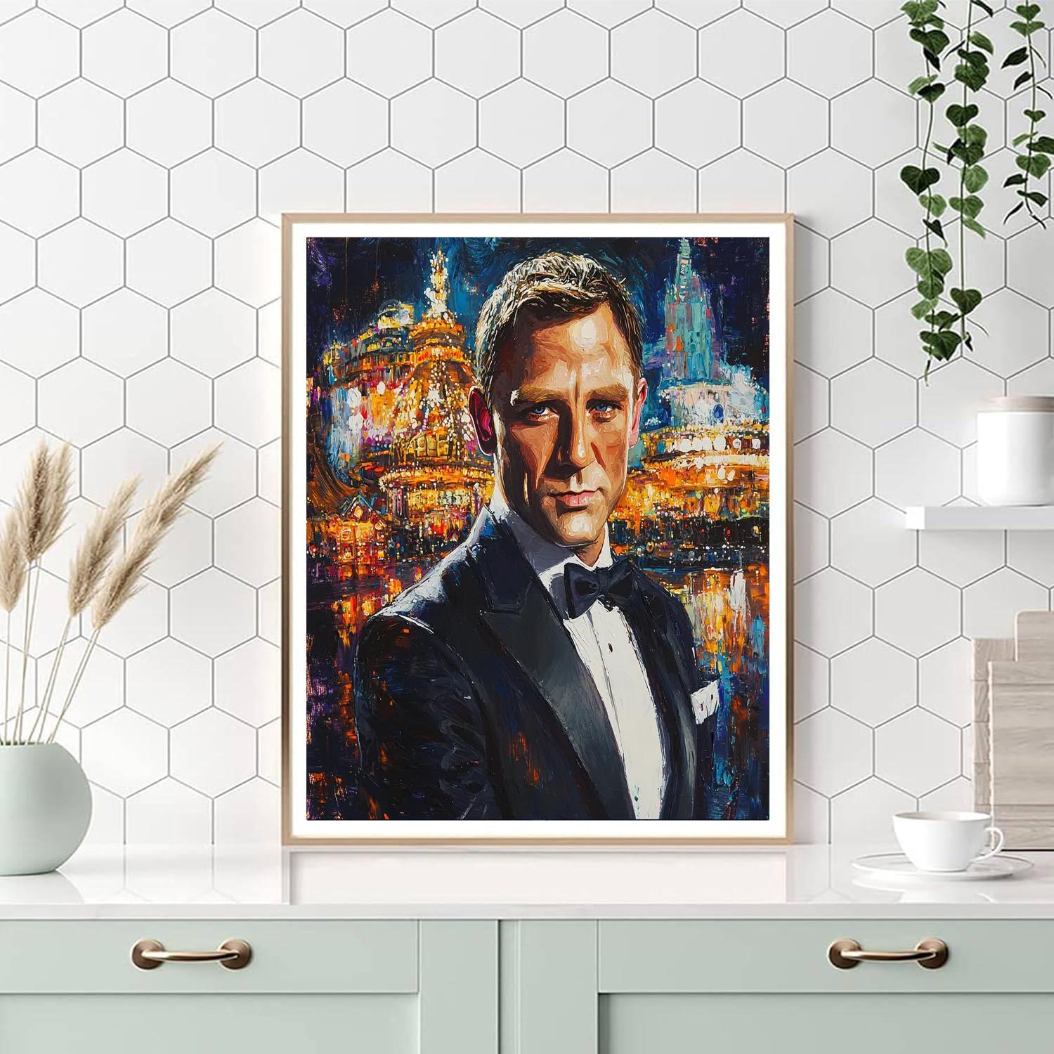 Daniel Craig: The Daring Legacy Of James Bond Paint By Color