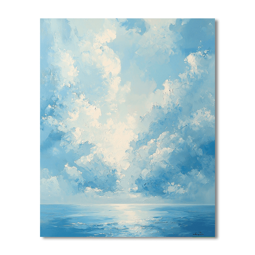 John Constable Inspired Chasing Clouds  Painting By Numbers Kit