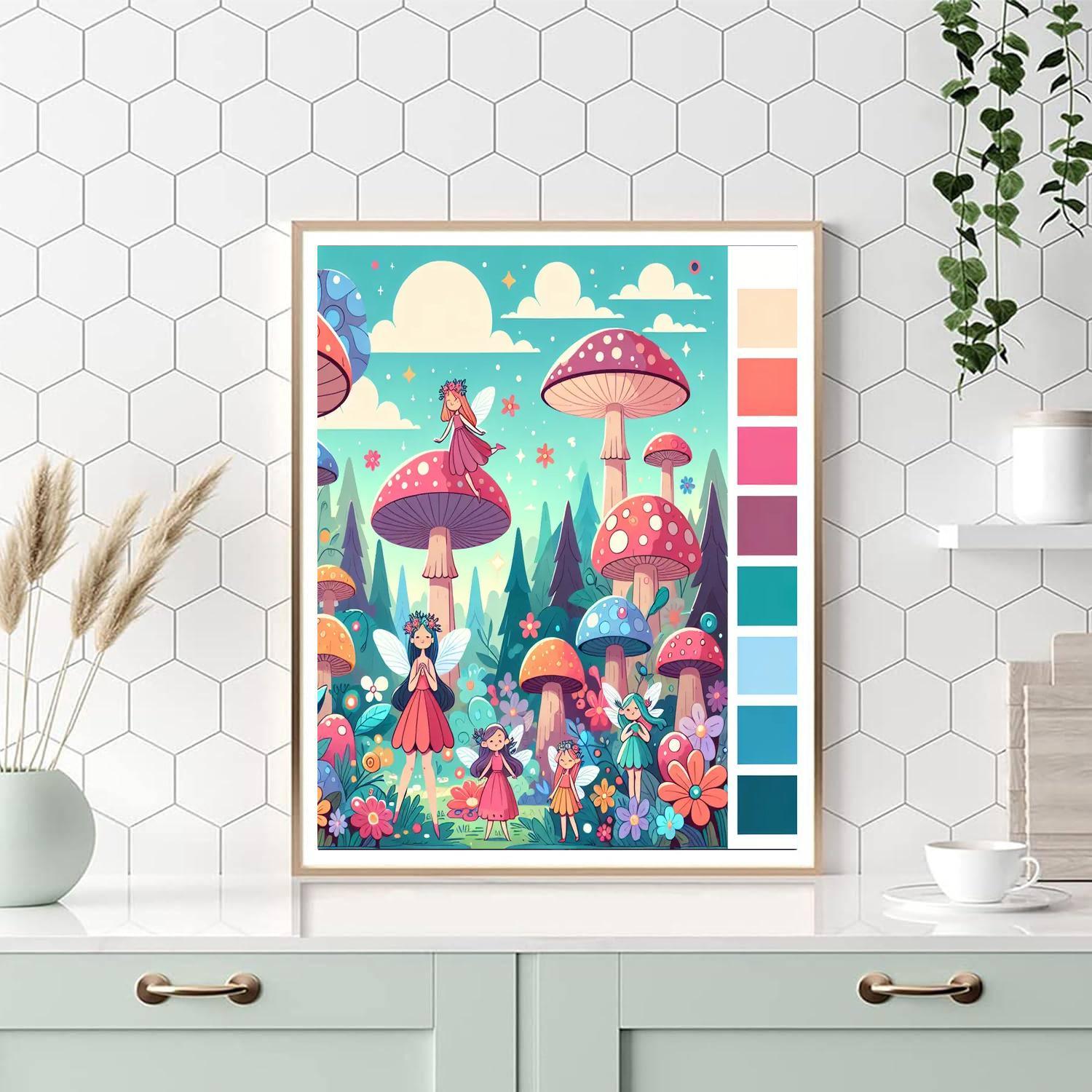 Enchanted Fairy Wonderland Numbered Painting Kits