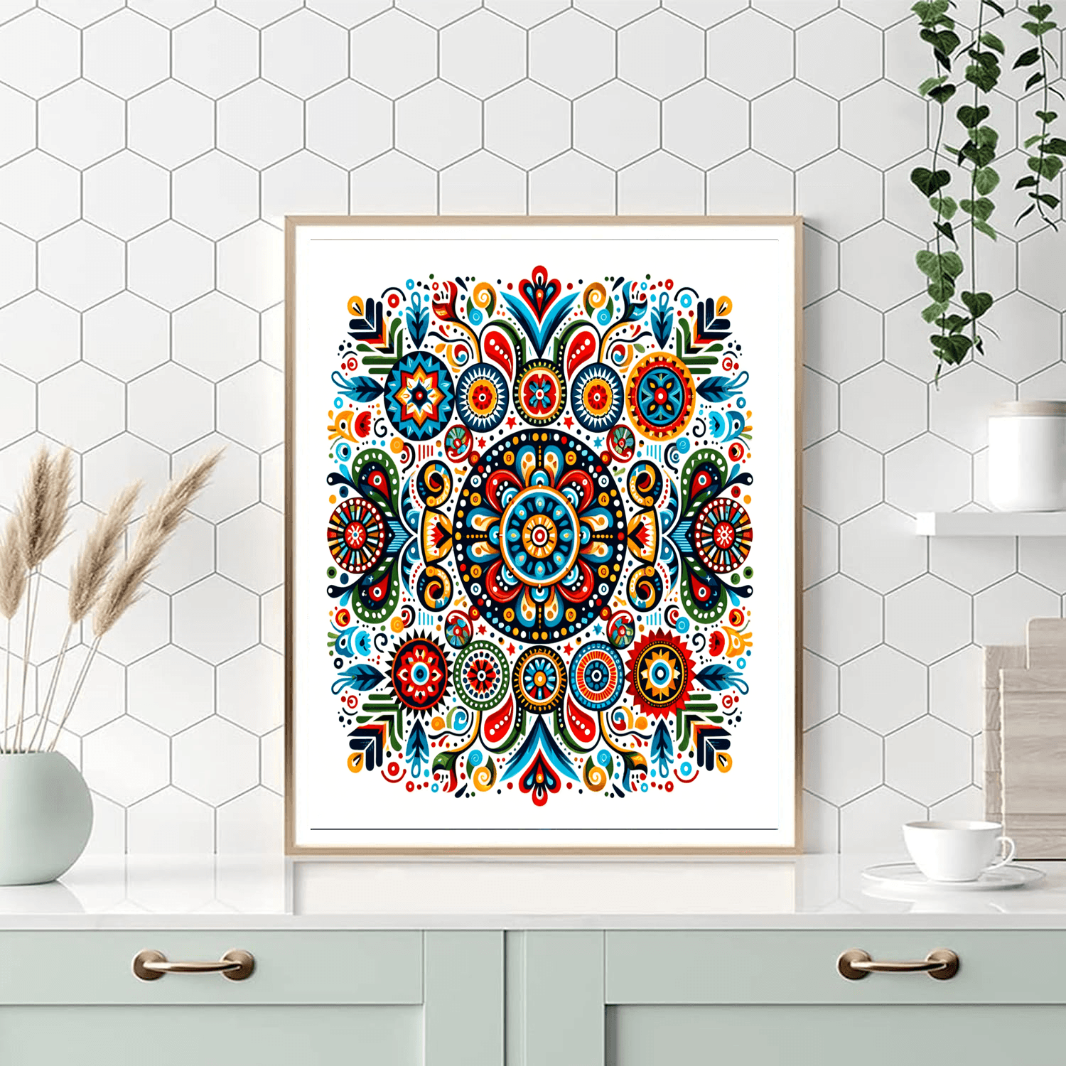 Folk Art Fiesta Paint By Number