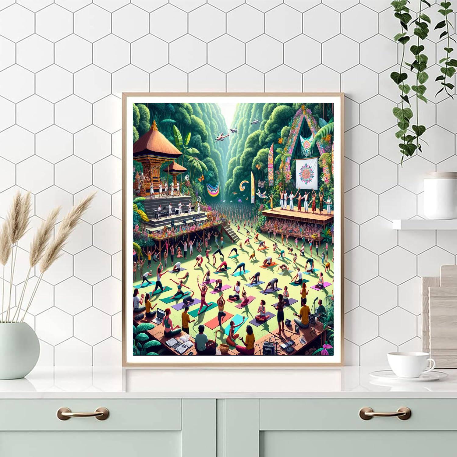 Bali Spirit Festival Number Painting