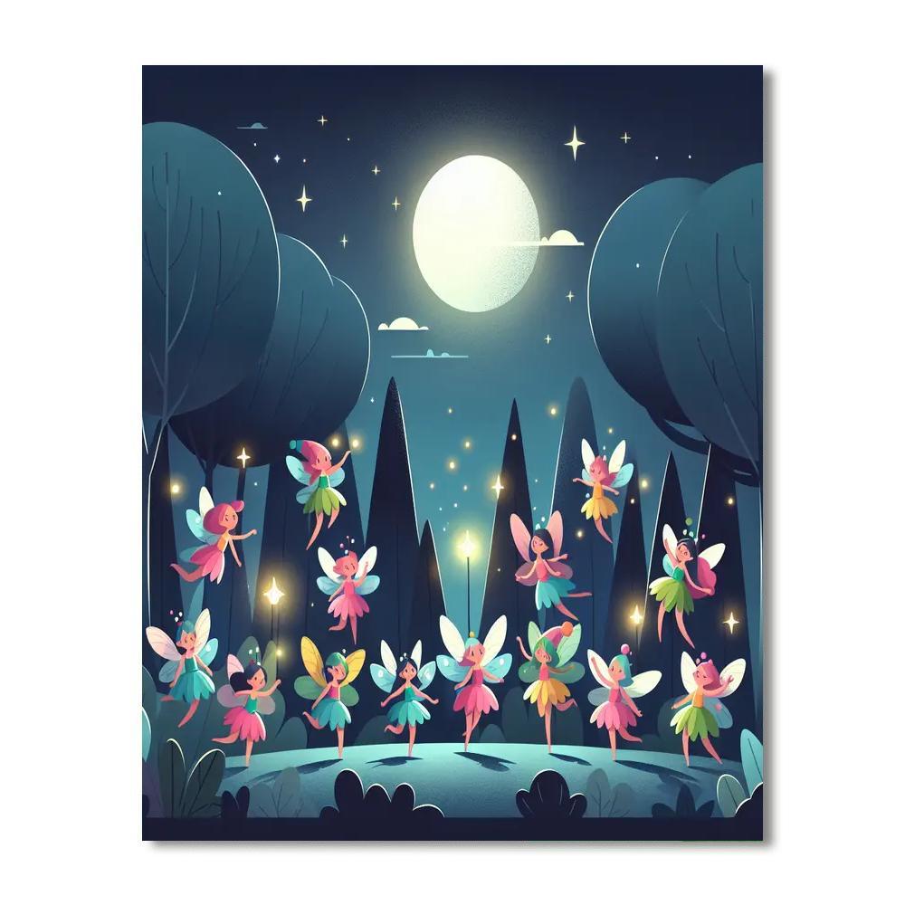 Forest Fairy Fanfare Paint By Color