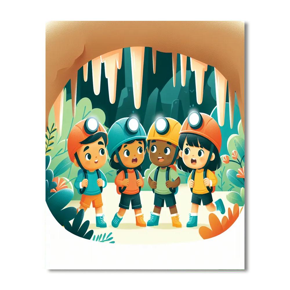 Spelunking Fun Number Painting