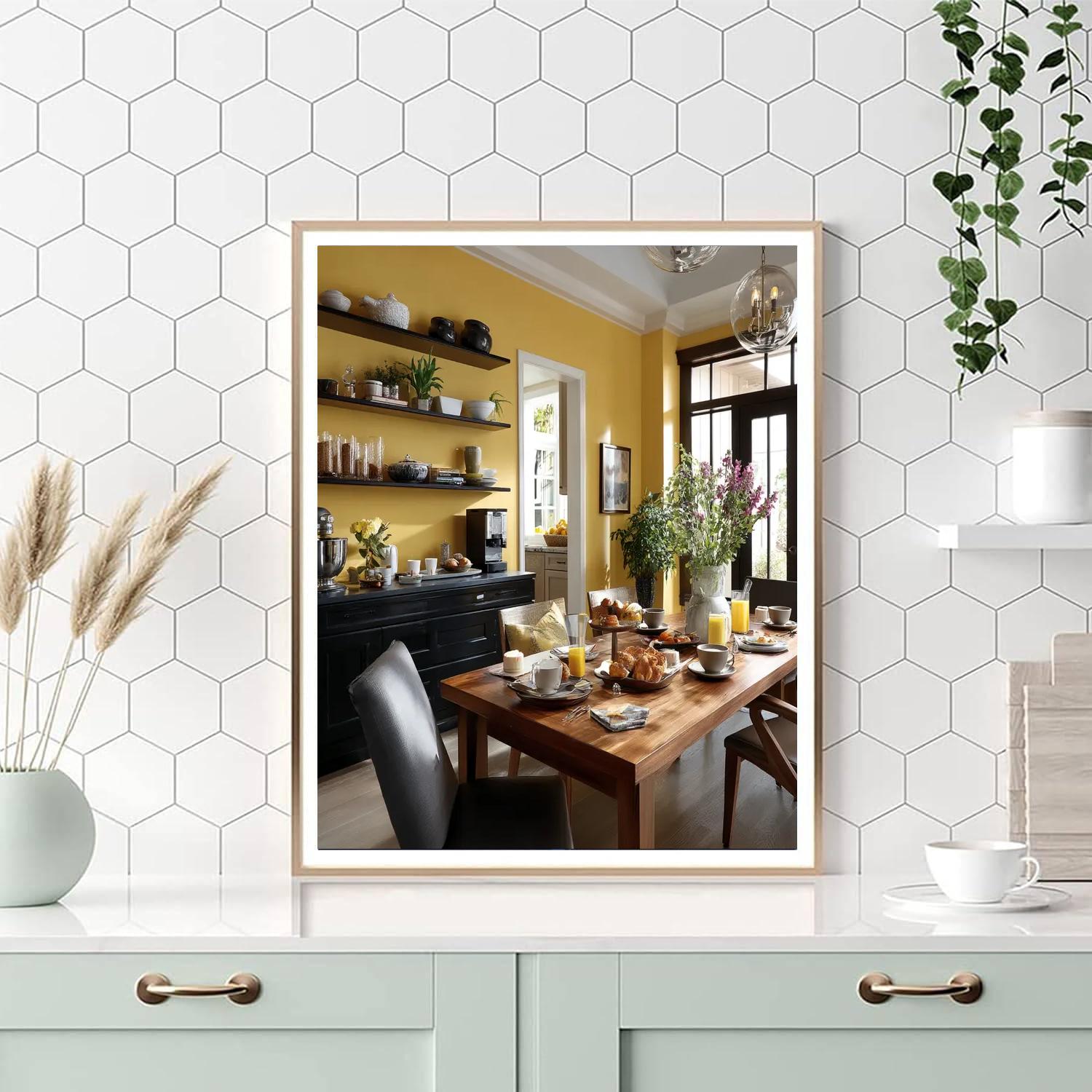 Sunday Morning Breakfast Number Painting