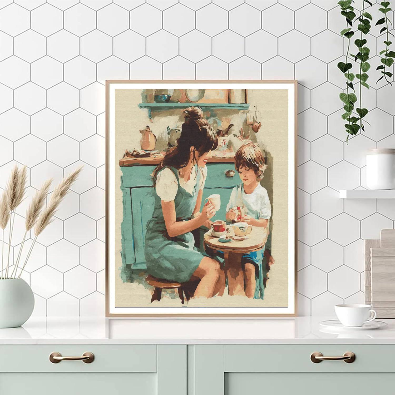 Morning Tea Together Paint By Number