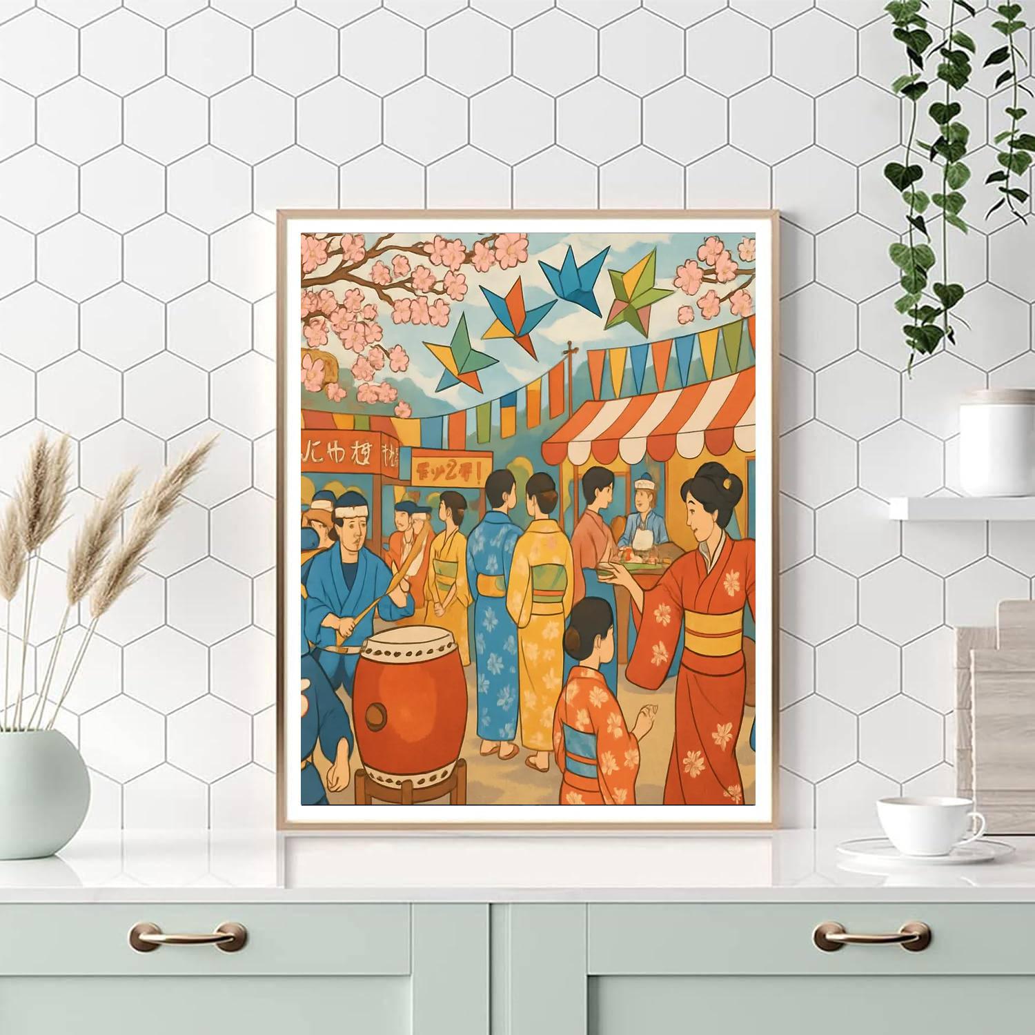 Matsuri Japanese Festival - Usa Paint By Number