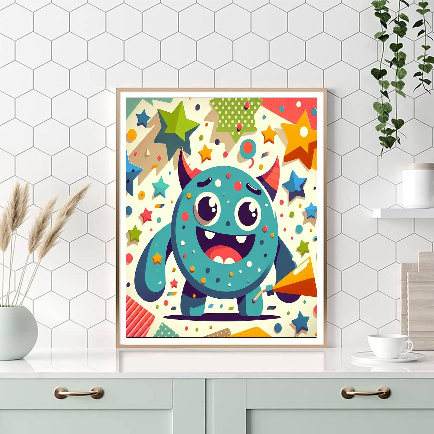 Fun-loving Monster Numbered Painting Kits