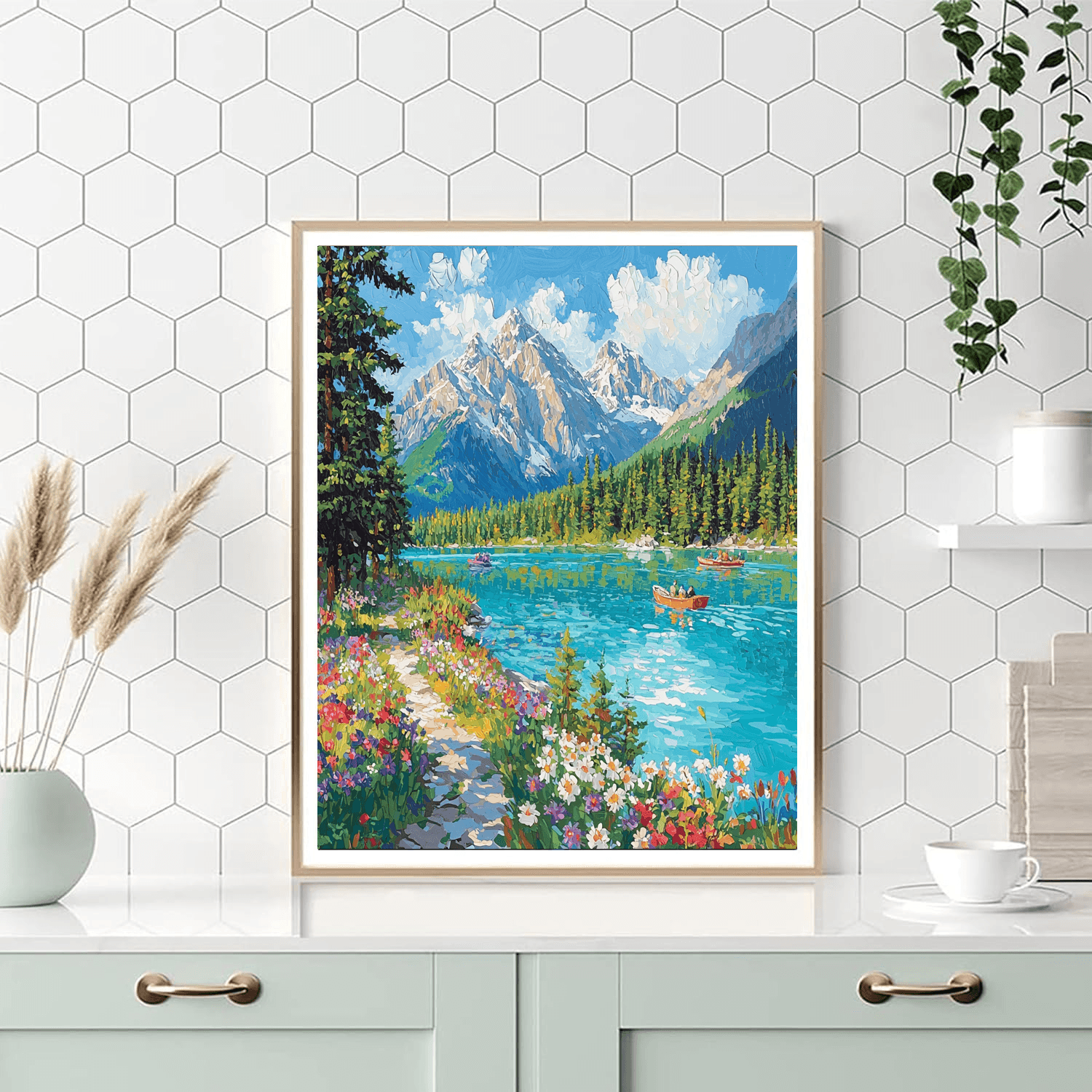 Lake Louise DIY Paint By Numbers