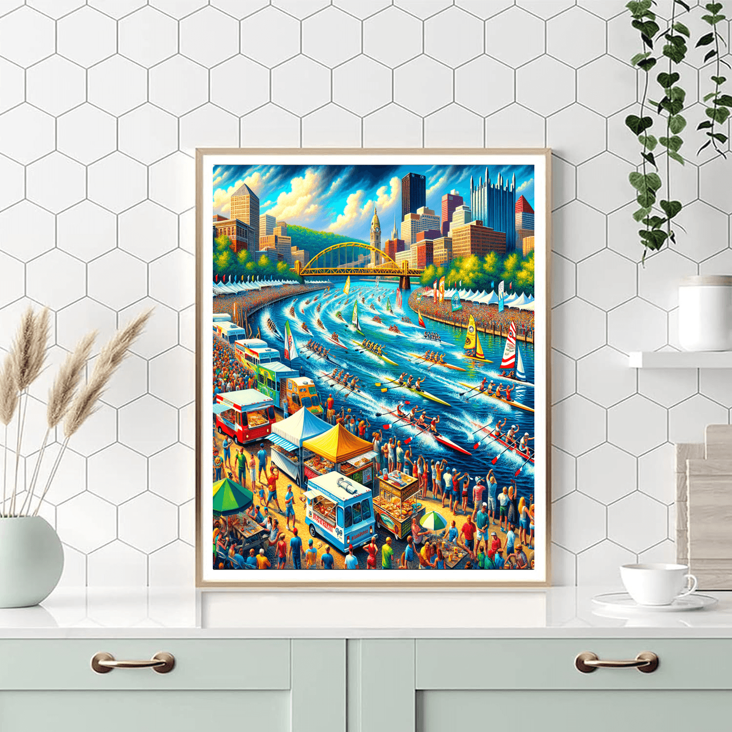 Pittsburgh Three Rivers Regatta - United States Paint By Color