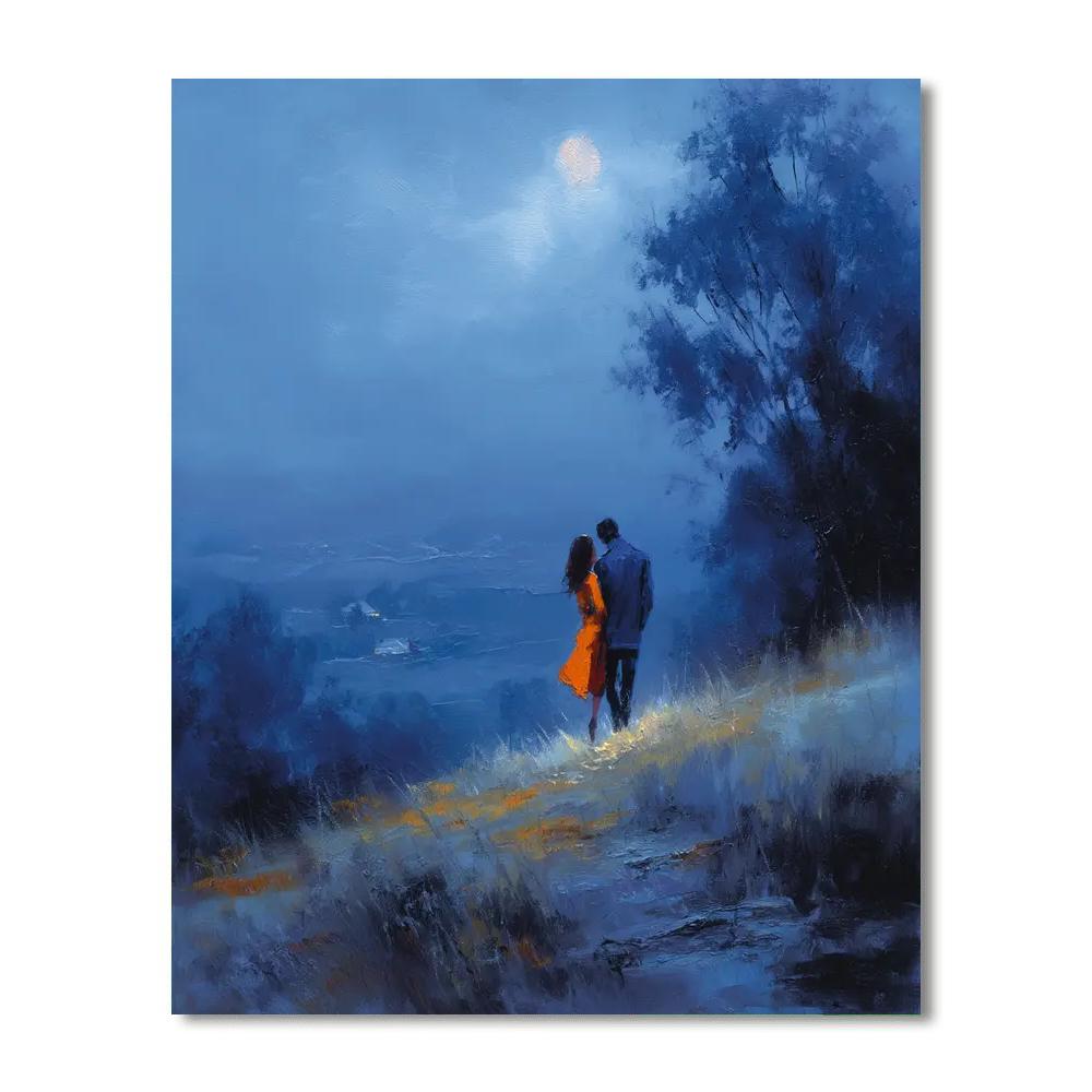 Love Under The Moonlight DIY Paint By Numbers